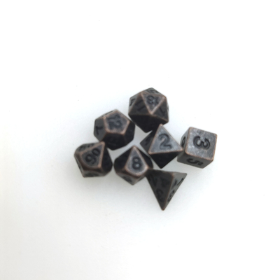 Dice Mini Polyhedral RPG مجموعه تاس RPG کوچک بازی نقش آفرینی بازی رومیزی