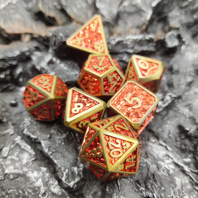 Magic the collect Mini RPG Dice DND Luxury For Family Game Metal Polyhedral