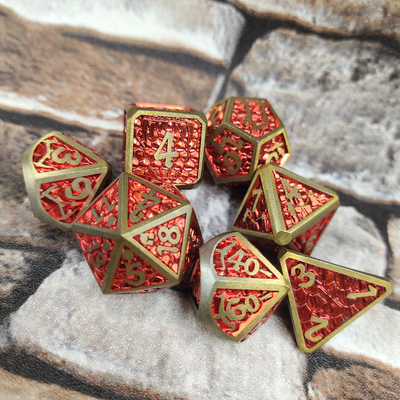 Magic the collect Mini RPG Dice DND Luxury For Family Game Metal Polyhedral
