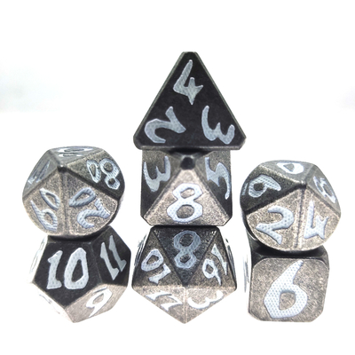 بازی Rpg غیر سمی تاس ست چندوجهی دستی عملی Grinding Tiny Dice