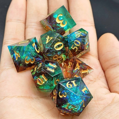 تخصیص قطعات رزین تیز با چند رنگ اژدها و زندان DND#RPG