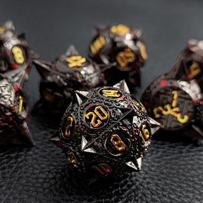 مجموعه اسب های فلزی ستاره خون D8 Dragon And Dungeon