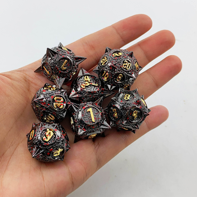 مجموعه اسب های فلزی ستاره خون D8 Dragon And Dungeon