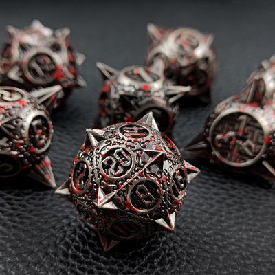مجموعه اسب های فلزی ستاره خون D8 Dragon And Dungeon