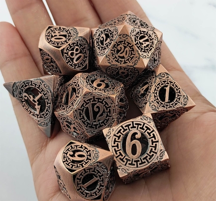 Back To Metal Dice Set Kusalukono Multi Facial COC DND RPG Dice دسته بندی شده توسط: