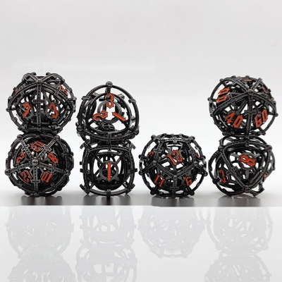 صدا مروارید RPG فلزی سوراخ کید مجموعه DND Cisu 16mm صاف