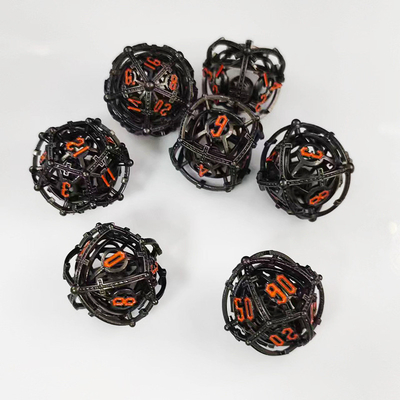 صدا مروارید RPG فلزی سوراخ کید مجموعه DND Cisu 16mm صاف