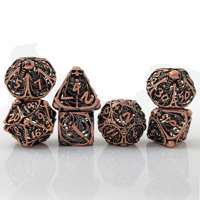 جمجمه فلزی هول کاز مجموعه DND Dungeons And Dragons RPG پولیدرال هول دیجیتال
