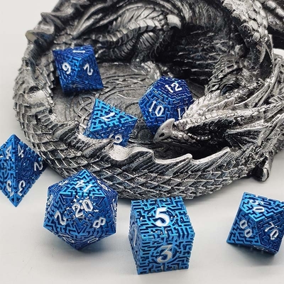مجموعه کاشی های فلزی لابراتوار Hollow Maze DND Krusu's Call RPG Multi Faceted