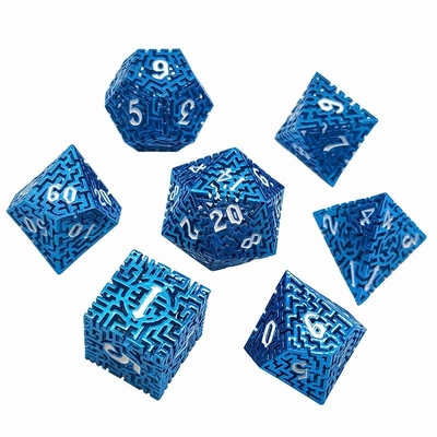 مجموعه کاشی های فلزی لابراتوار Hollow Maze DND Krusu's Call RPG Multi Faceted