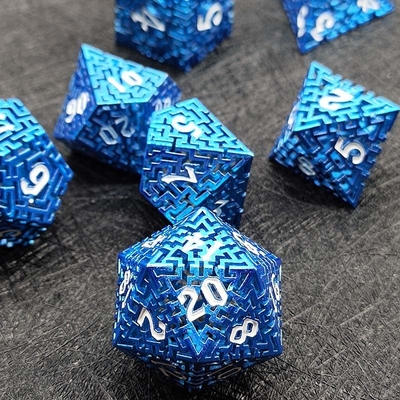 مجموعه کاشی های فلزی لابراتوار Hollow Maze DND Krusu's Call RPG Multi Faceted