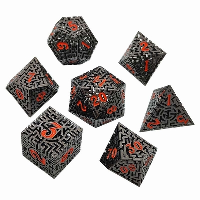 مجموعه کاشی های فلزی لابراتوار Hollow Maze DND Krusu's Call RPG Multi Faceted