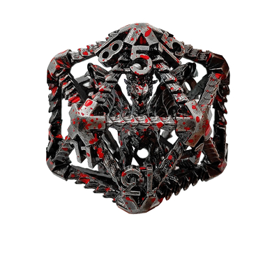 20 طرف فلزی کلو کلو کلو D20 مقیاس بزرگ DND RPG پلیدرال Dungeons And Dragons