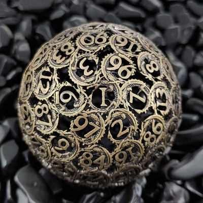 پانلونگ Hollow 100D Metal Dice Set Dungeon And Dragon DND#RPG#COC