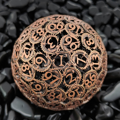 پانلونگ Hollow 100D Metal Dice Set Dungeon And Dragon DND#RPG#COC