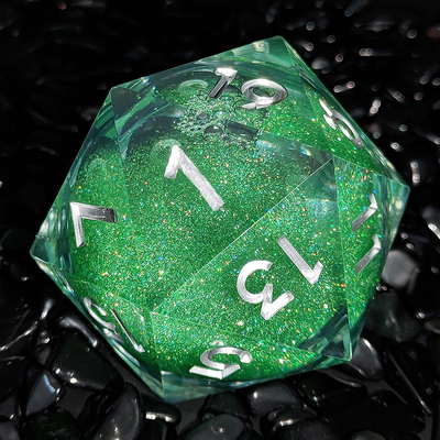 20D Single Resin Running Sand Dice Set Cruzu's Call RPG#DND#Coc بازی های رزین تک بعدی