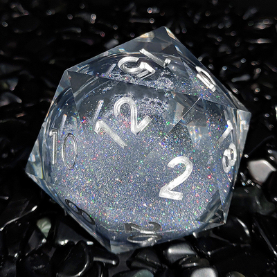 20D Single Resin Running Sand Dice Set Cruzu's Call RPG#DND#Coc بازی های رزین تک بعدی