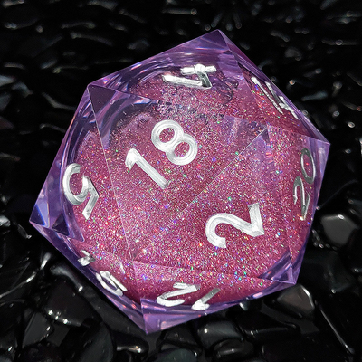 20D Single Resin Running Sand Dice Set Cruzu's Call RPG#DND#Coc بازی های رزین تک بعدی