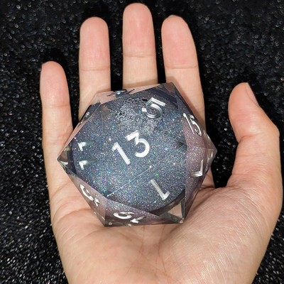 20D Single Resin Running Sand Dice Set Cruzu's Call RPG#DND#Coc بازی های رزین تک بعدی