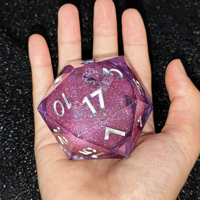 20D Single Resin Running Sand Dice Set Cruzu's Call RPG#DND#Coc بازی های رزین تک بعدی