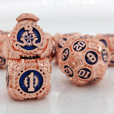 مجموعه تاس های متال گیر DND Dungeons And Dragons TRPG جدول تاس های چندسطحی D6