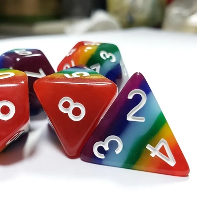 7 لایه رنگین کمان دست ساز رزین کاز Crusson And Dungeon DND#RPG
