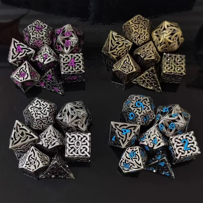 بازي تخته اي ديوانه اي DND RPG فلزي کليد اژدها و زیرزمين شهر