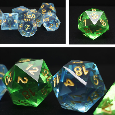مواد رزین چند رنگی مجموعه کاشی#Rpg#Dnd#Coc شفاف
