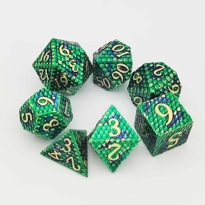 پيتون Texture Metal Dice Set Multi Face Desktop Game#Dnd#Coc