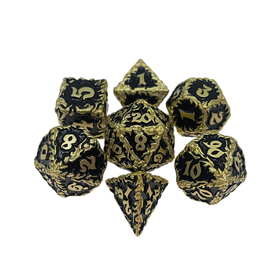 Red Tree Vine Metal Multi -Face Dice Collection بازی رومیزی Dnd&amp;Rpg&amp;Coc