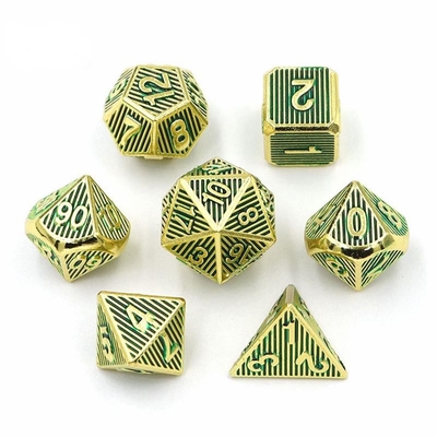 بازي ديسکتوب متريکيک فلزي چند چهره Dnd Rpg Coc رنگ برنز