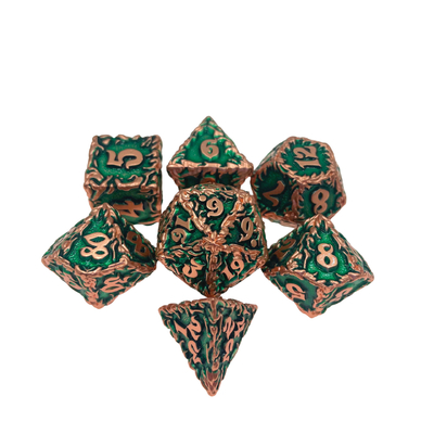 بازی میز کاربری White Tree Vine Metal Multi Face Dice