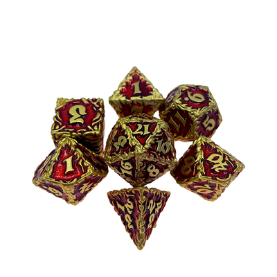 بازی میز کاربری White Tree Vine Metal Multi Face Dice