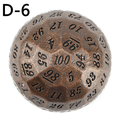 رنگارنگ 100D قطعات فلزی سنگ شکن و اژدها DND # RPG # COC