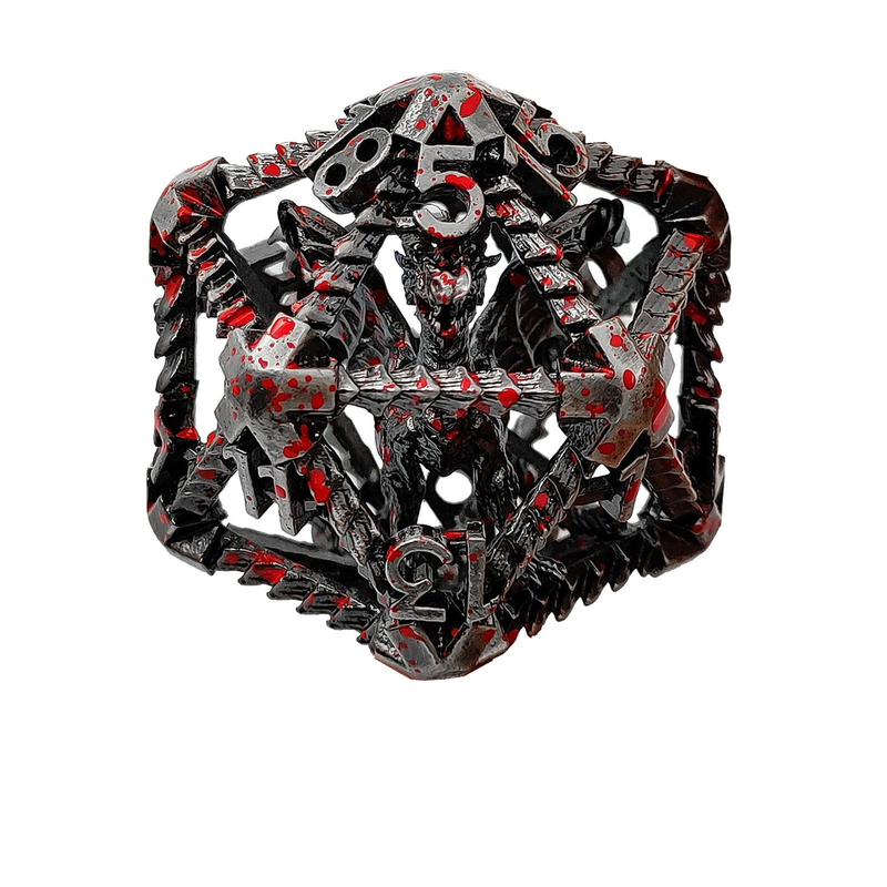20 طرف فلزی کلو کلو کلو D20 مقیاس بزرگ DND RPG پلیدرال Dungeons And Dragons