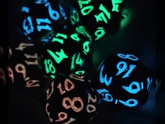 مجموعه تاس های فلزی فانتزی تاس چند وجهی تاس Dcc لبه تیز سبک وزن