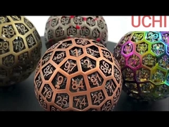 تاس های فلزی D100 (DND) RPG توپ رولینگ توپ های رومیزی چند نویدل اژدها و زندان